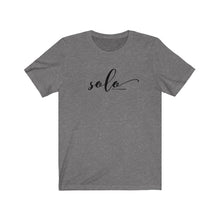 Solo - Italian for 'exclusive' - Unisex Jersey Short Sleeve Tee