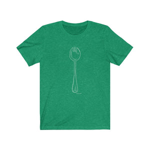 SPORK! That time when you are both mom and dad!  Unisex Jersey Short Sleeve Tee