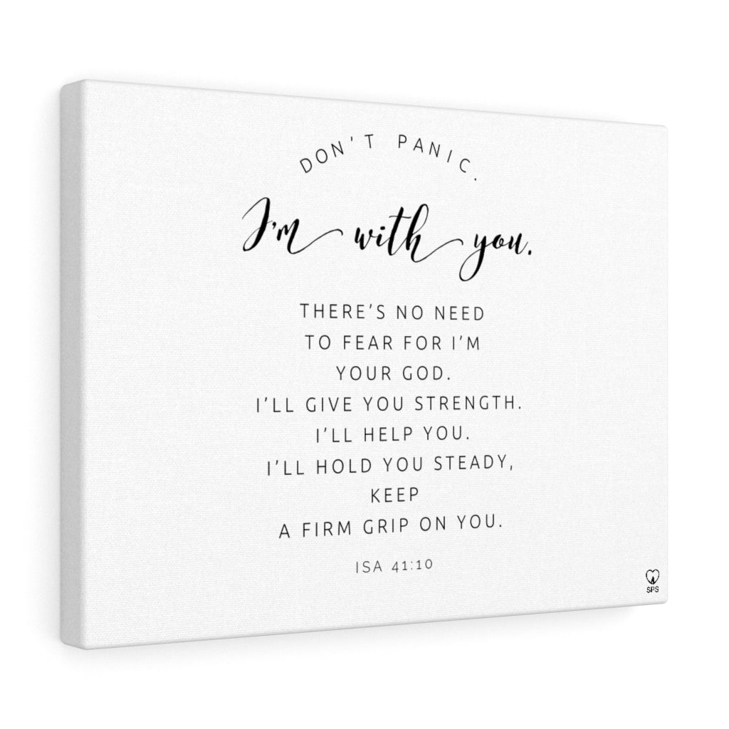 ISA 41:10 Canvas Gallery Wraps