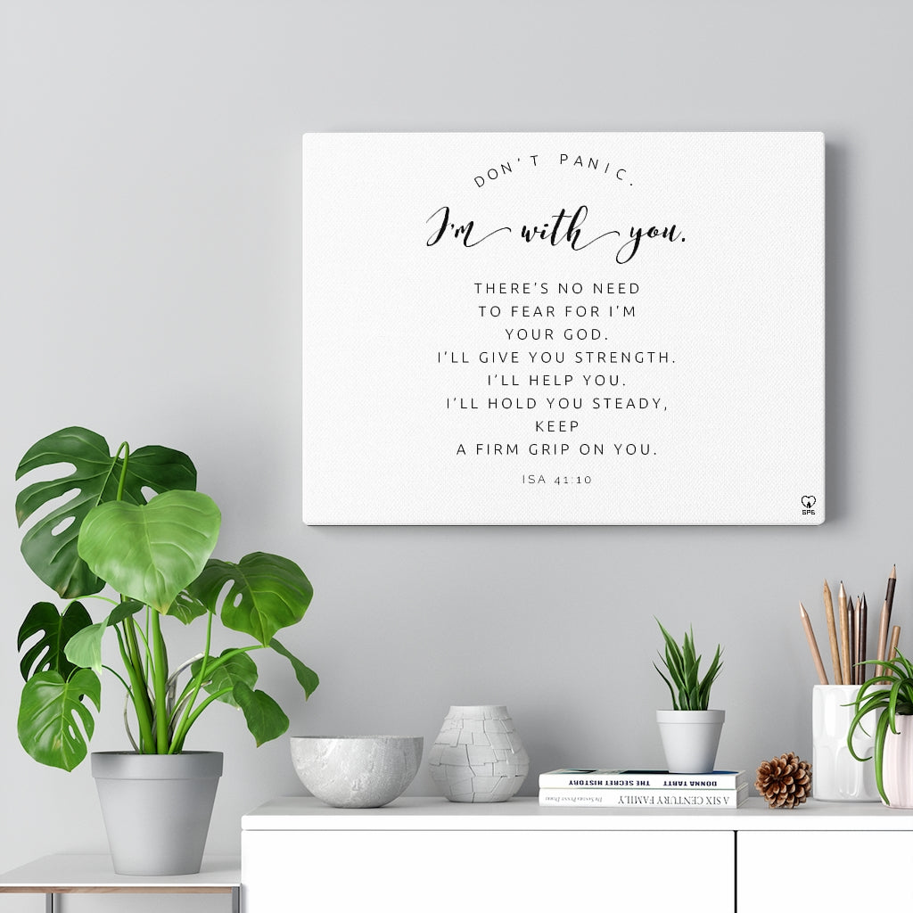 ISA 41:10 Canvas Gallery Wraps