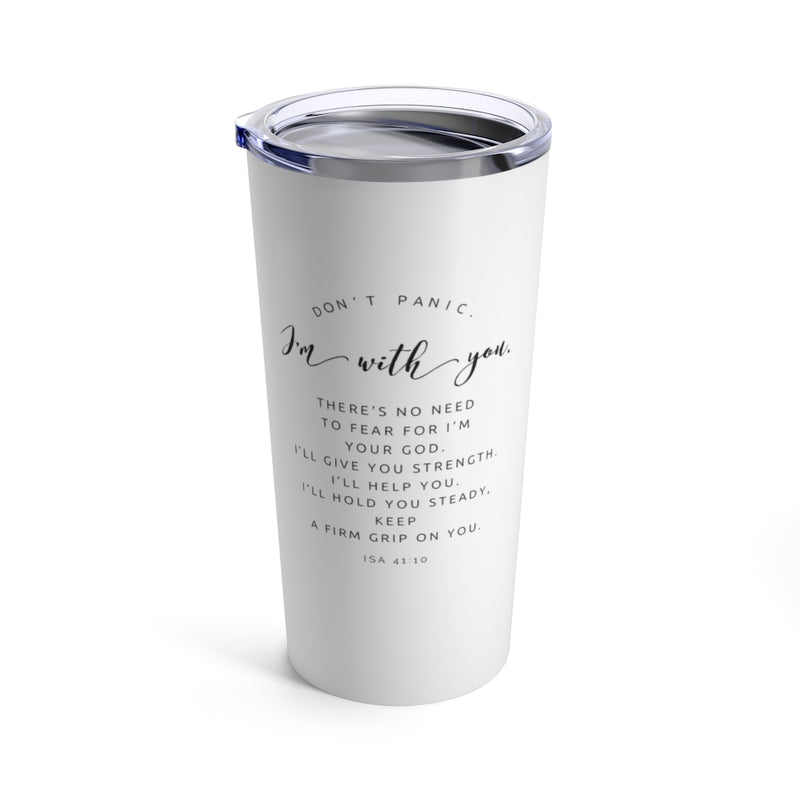 Sage Green 20oz Tumbler - Isaiah 41:10 – BusyUntilParadise