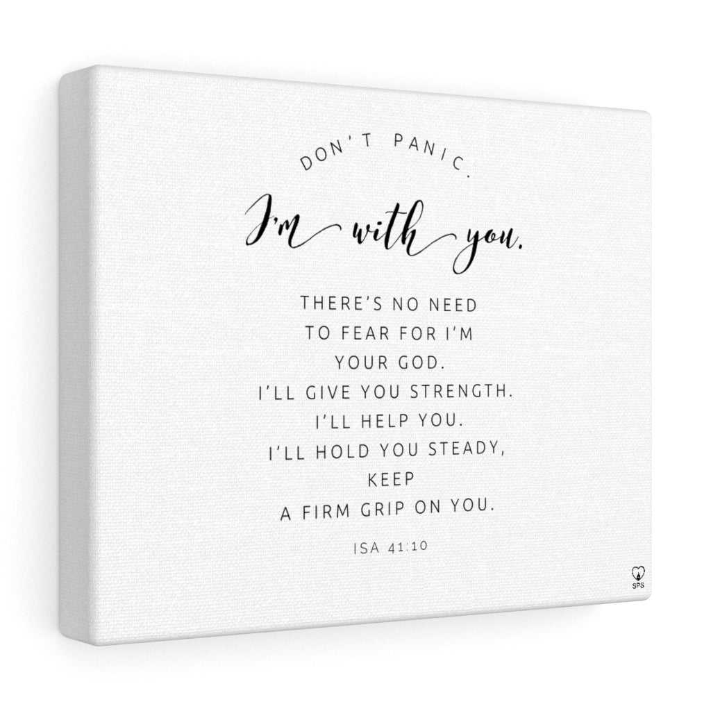 ISA 41:10 Canvas Gallery Wraps
