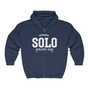 Authentic SOLO Full Zip Hooded Sweatshirt -  Unisex Heavy Blend™  Sweatshirt