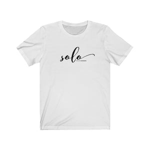Solo - Italian for 'exclusive' - Unisex Jersey Short Sleeve Tee
